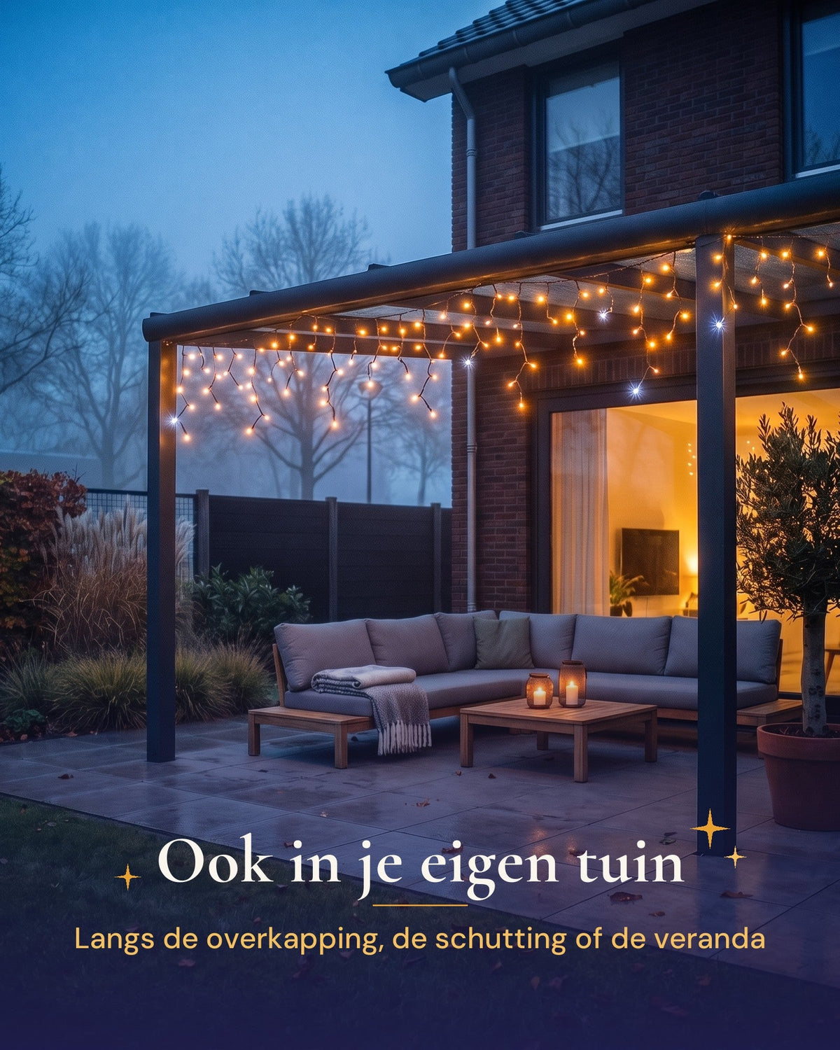 Ook in je eigen tuin: langs de overkapping